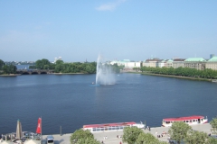Hamburg (2007): Jungfernstieg / Binnenalster